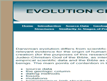 Tablet Screenshot of evolutioncreationdebate.com